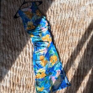 Vibrant Floral Maxi Dress